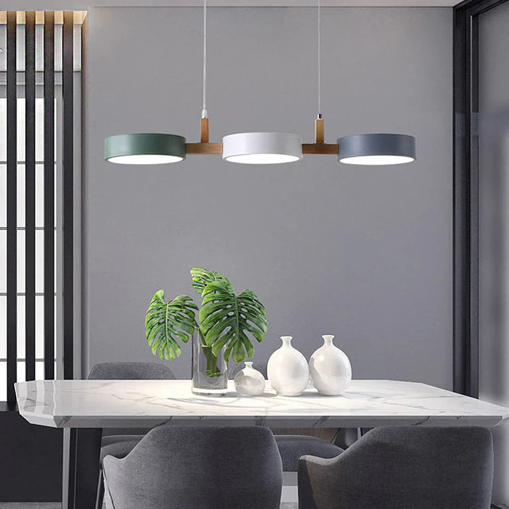 Minimalistische LED Hanglamp Met Multi-Lichtpunten – Modern Design Voor Keuken