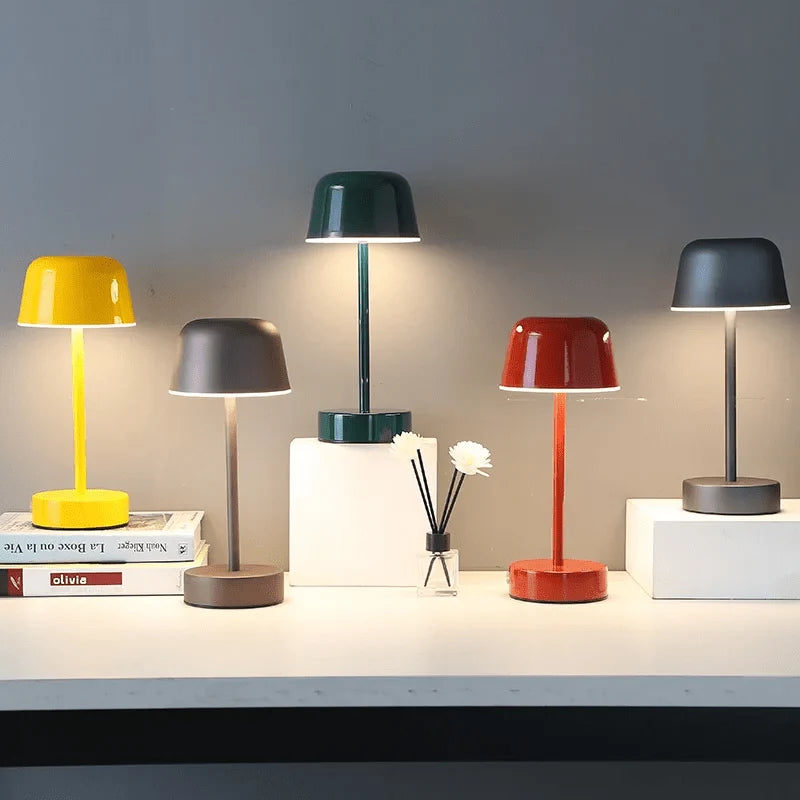 Lume | Draadloze LED Tafellamp – Minimalistisch Design, Dimbaar & Oplaadbaar via USB-C