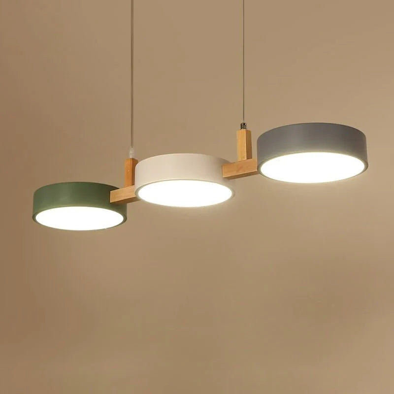 Minimalistische LED Hanglamp Met Multi-Lichtpunten – Modern Design Voor Keuken